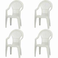 Stapelsessel M73540 - Weiß, KONVENTIONELL, Kunststoff (55/93/49cm) - Siena Garden
