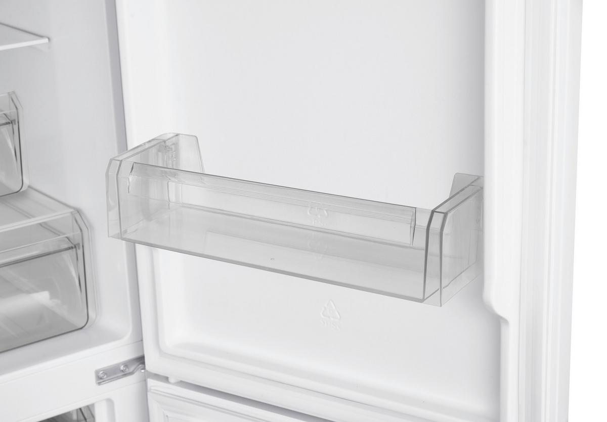 KÜHL-GEFRIER-KOMBINATION Weiß B: 54cm - Weiß, Trend, Glas/Kunststoff (54/178/54cm) - Respekta