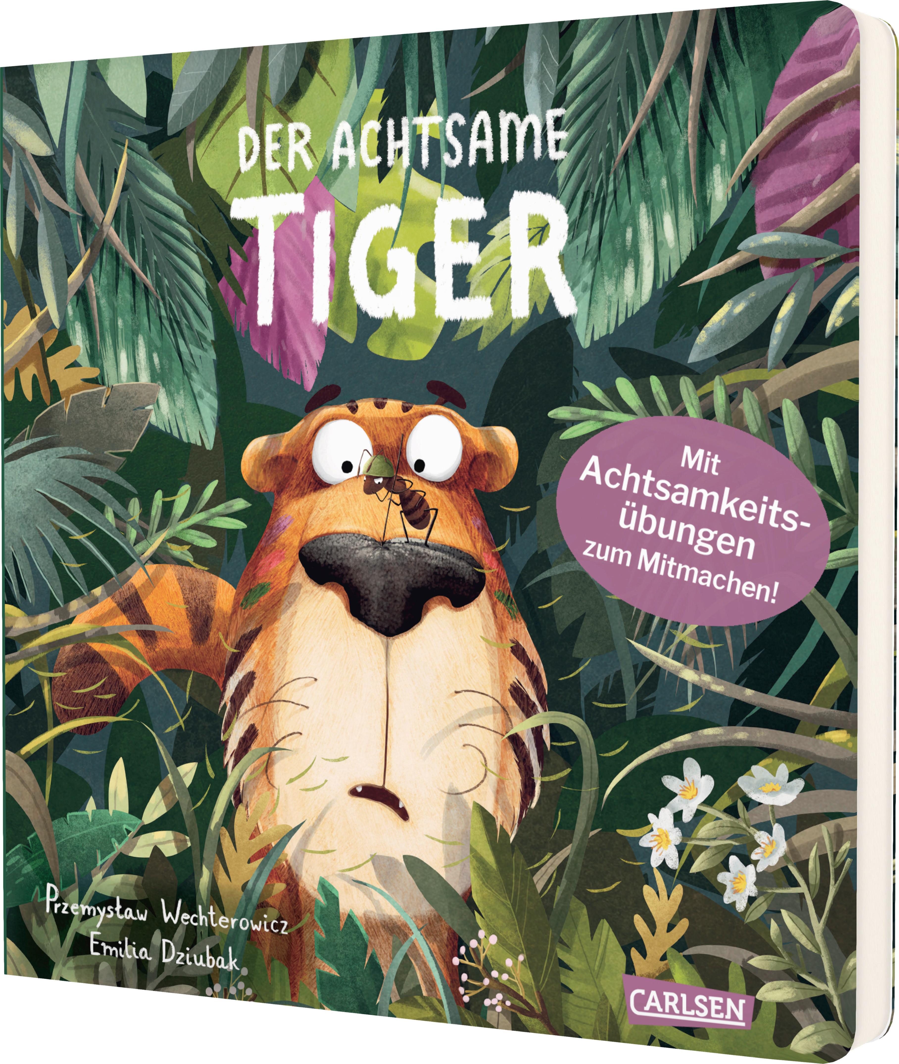 BUCH DER ACHTSAME TIGER - Multicolor, Basics, Papier (20/20/2cm) - Carlsen