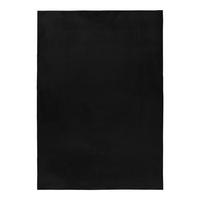 Hochflorteppich, Schwarz Pouffy - Schwarz, Basics, Textil (160/230cm)