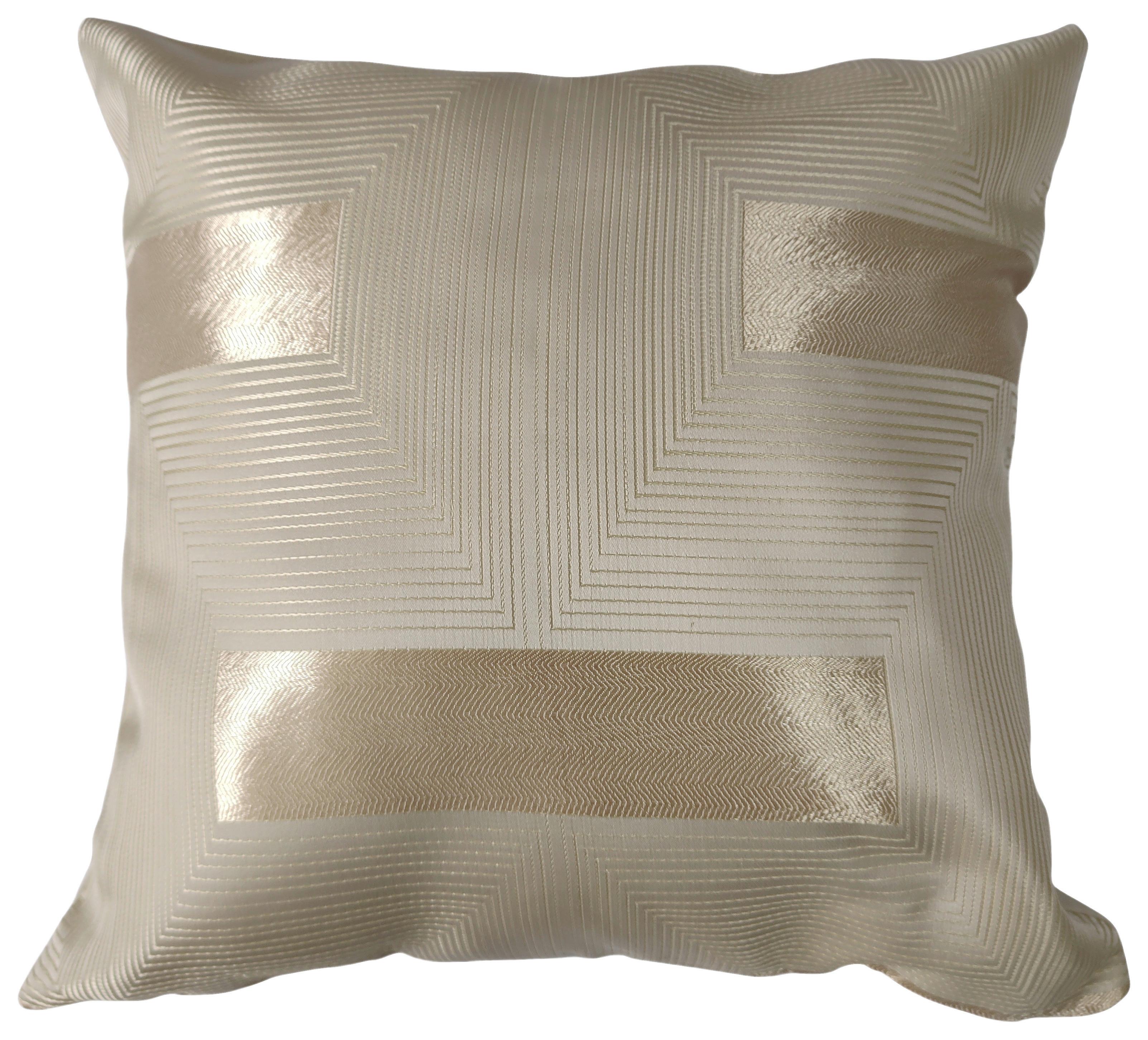 Zierkissen Ilma - Beige/Goldfarben, ROMANTIK / LANDHAUS, Textil (45/45cm) - James Wood