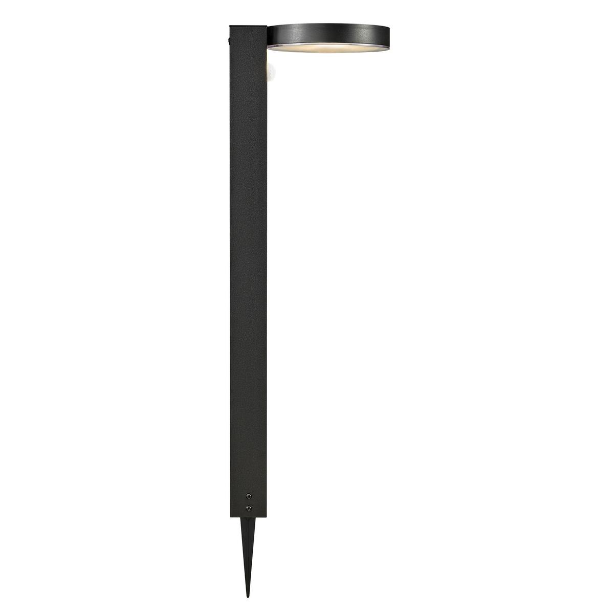 Solarleuchte Rica Round Garden Schwarz - Schwarz, Basics, Kunststoff (15/60cm) - Nordlux
