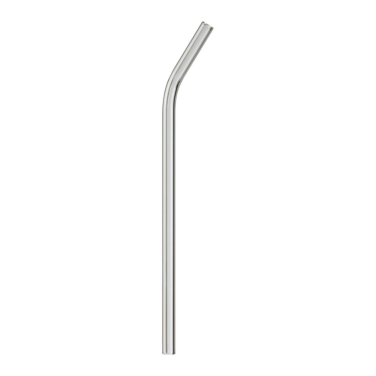 SLAMKA NA PITIE JESSY - priehľadné/čierna, sklo (20cm) - Premium Living