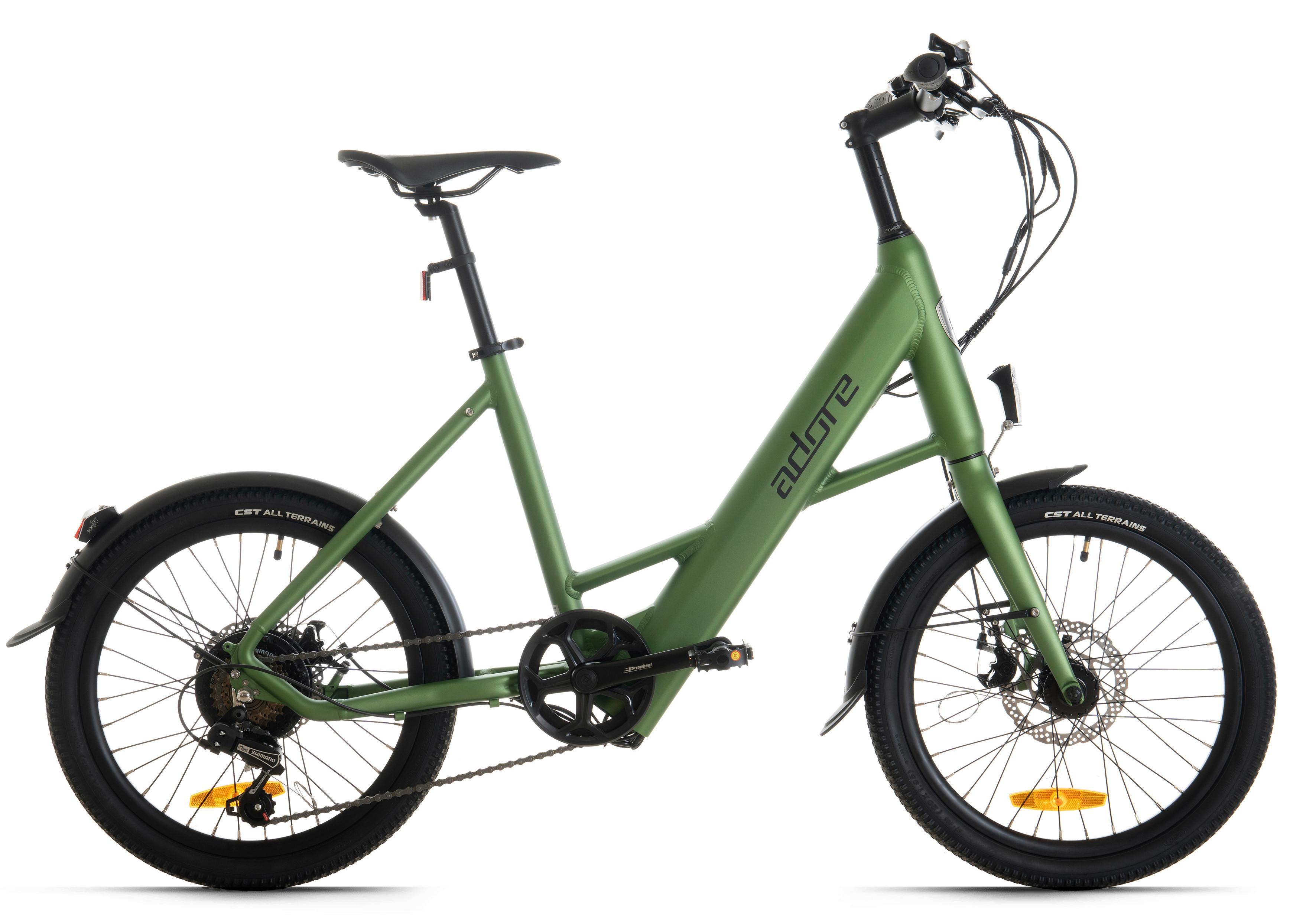 Elektrofahrrad Adore Grün - Grün, Basics, Metall (180/70/100cm)