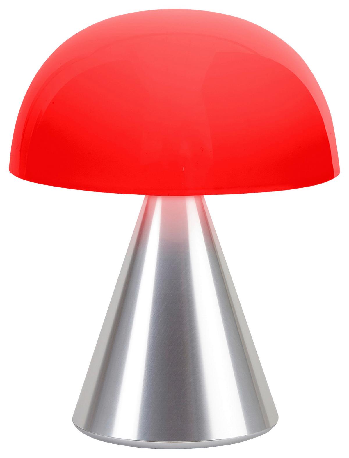 Akku-tischleuchte Lexon Mina L - Alufarben, Design, Kunststoff/Metall (14/17/14cm)
