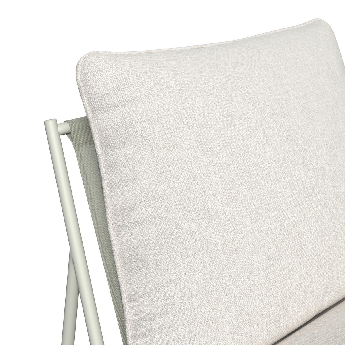 Loungesessel Malis - Beige, MODERN, Textil/Metall (70/76/87cm) - Beldano