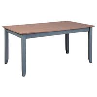 Esstisch Kiefer Massiv Luzerna 1.1 90x160 Cm Braun/grau - Braun/Grau, KONVENTIONELL, Holz (160/90/75cm) - MID.YOU