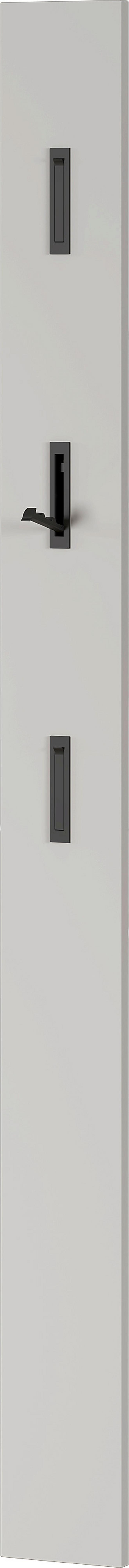 Garderobe Gw-Binetto 3-Teilig Kaschmir/Eichefarben B: 127 cm - Kaschmir/Eichefarben, Design, Glas/Holzwerkstoff (127/200/27cm) - Livetastic