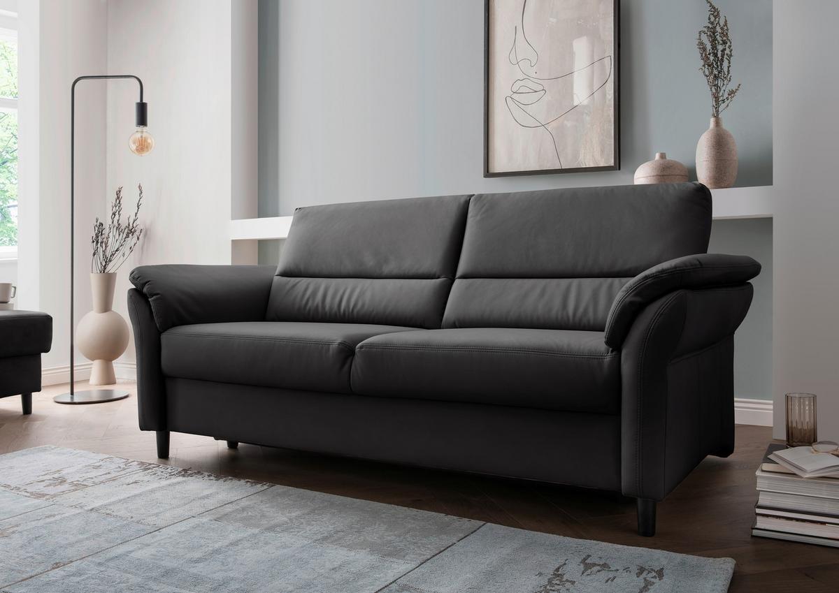 3-Sitzer-Sofa Cavoli, Schwarz B: 192 cm - Schwarz, MODERN, Textil (192/90/89cm) - Livetastic