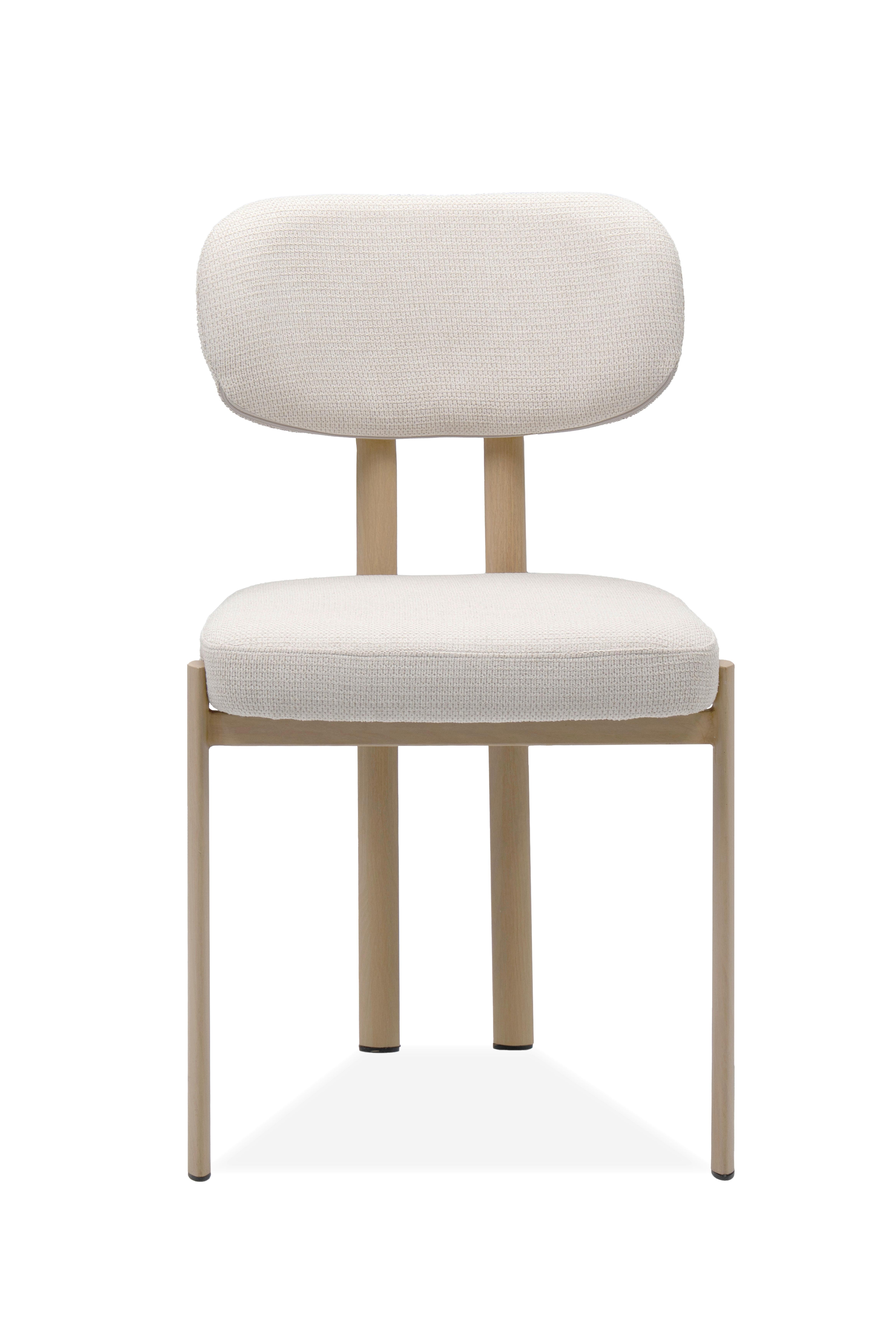 Stuhl Marven Naturfarben/Hellbraun B 47cm - Hellbraun/Naturfarben, Trend, Textil/Metall (47/80/46cm)