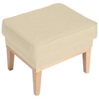 Hocker Angelo - Beige/Naturfarben, KONVENTIONELL, Textil (50/41/41cm) - Max Winzer