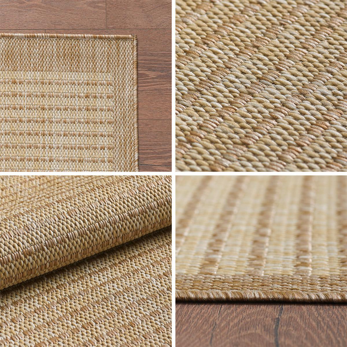 Outdoor-Teppich Giza Beige 160x230 cm, In- & Outdoor - Beige, Basics, Textil (160/230cm) - Novel
