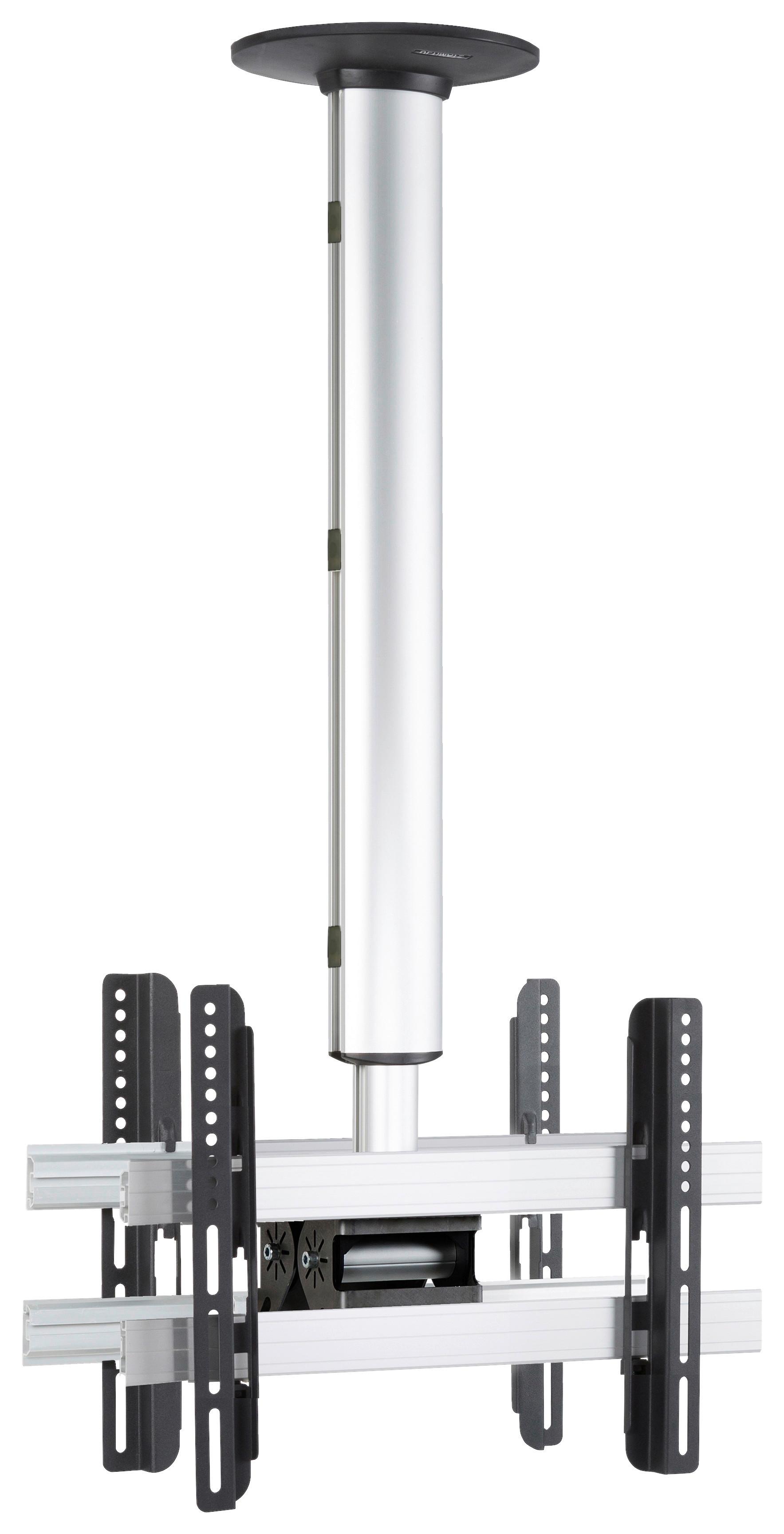 TV- Halterung cm Silberfarben B: 42 cm - Silberfarben, MODERN, Metall (42/74/19cm) - MID.YOU