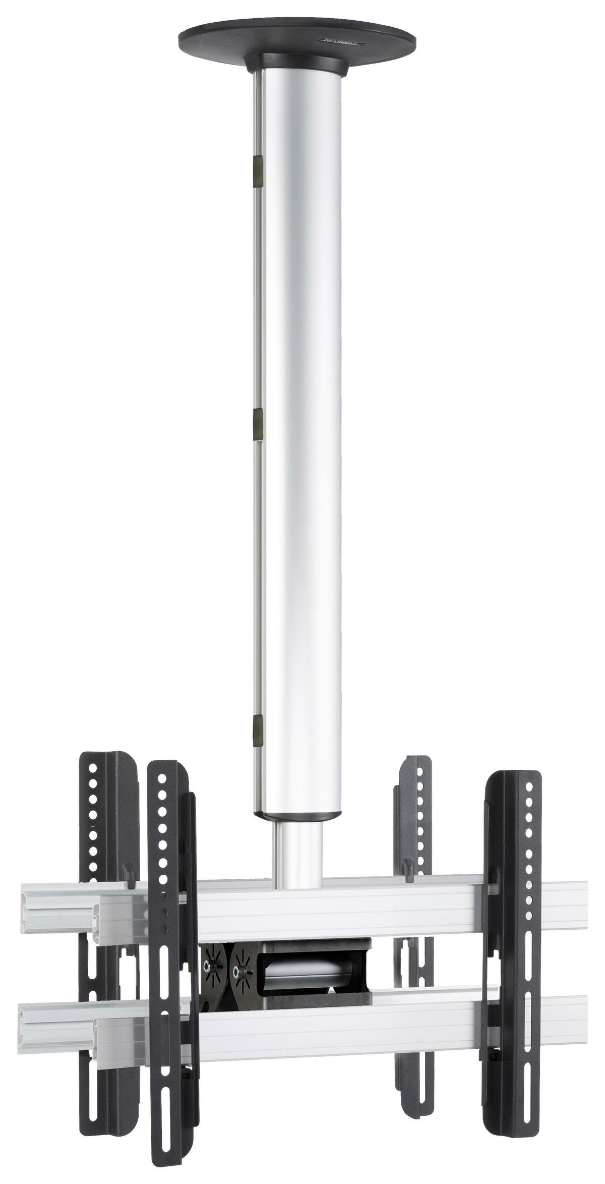 TV- Halterung cm Silberfarben B: 42 cm - Silberfarben, MODERN, Metall (42/74/19cm) - MID.YOU