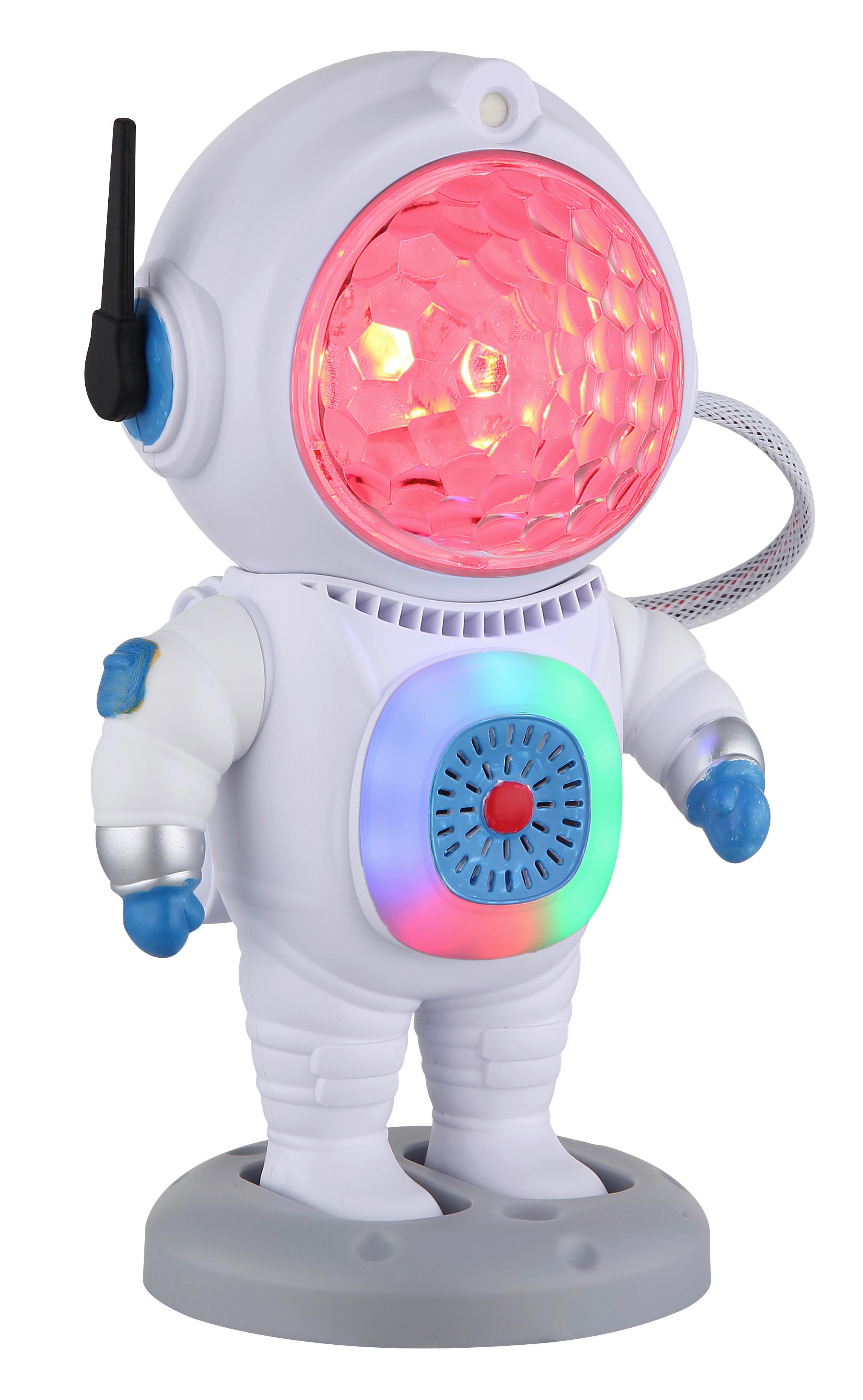 LED-Tischleuchte Cosmo L: 12cm Weiß Schwarz Blau Rot Klar - Klar/Blau, Trend, Kunststoff (12/11/22cm) - Globo