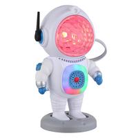 LED-Tischleuchte Cosmo L: 12cm Weiß Schwarz Blau Rot Klar - Klar/Blau, Trend, Kunststoff (12/11/22cm) - Globo
