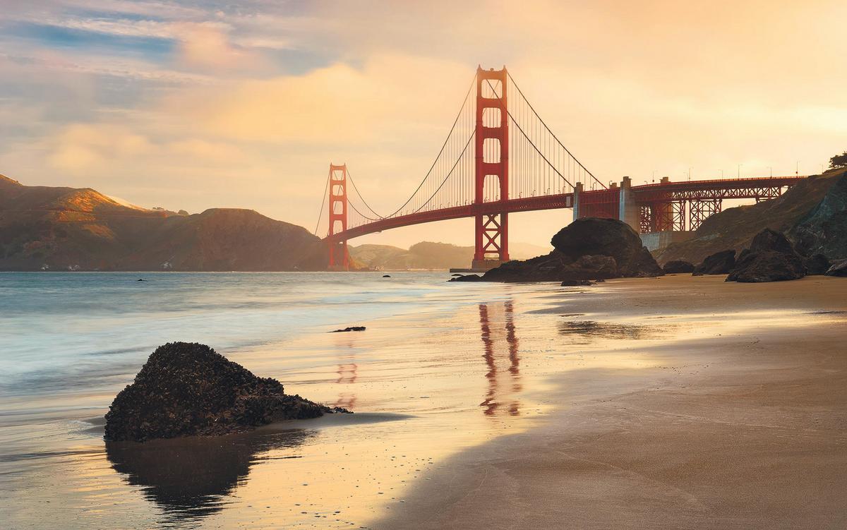 Vliestapete Sh048-Vd4 Golden Gate - Design (400/250cm)