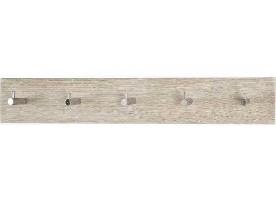 Nástěnná Šatna Eddy 5 - barvy dubu, Moderní, dřevo (57/5/8cm) Nástěnná Šatna Eddy 5 - barvy dubu, Moderní, dřevo (57/5/8cm)