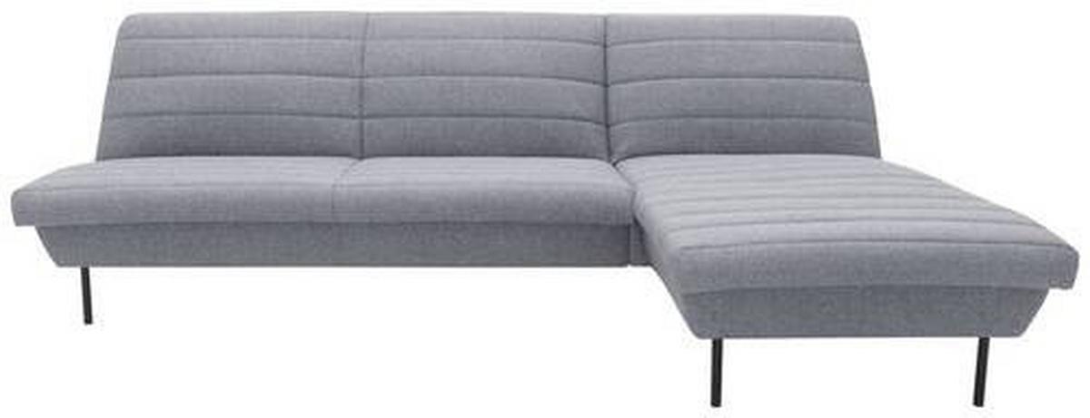 Ecksofa Looks Ix Grau/Hellblau Webstoff - Schwarz/Grau, Design, Textil (274/168cm) - LOOKS by W.Joop