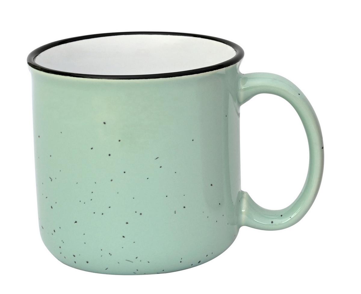 HRNEK NA KÁVU TINA - mátově zelená, Konvenční, keramika (8,8/8,5cm) - Based
