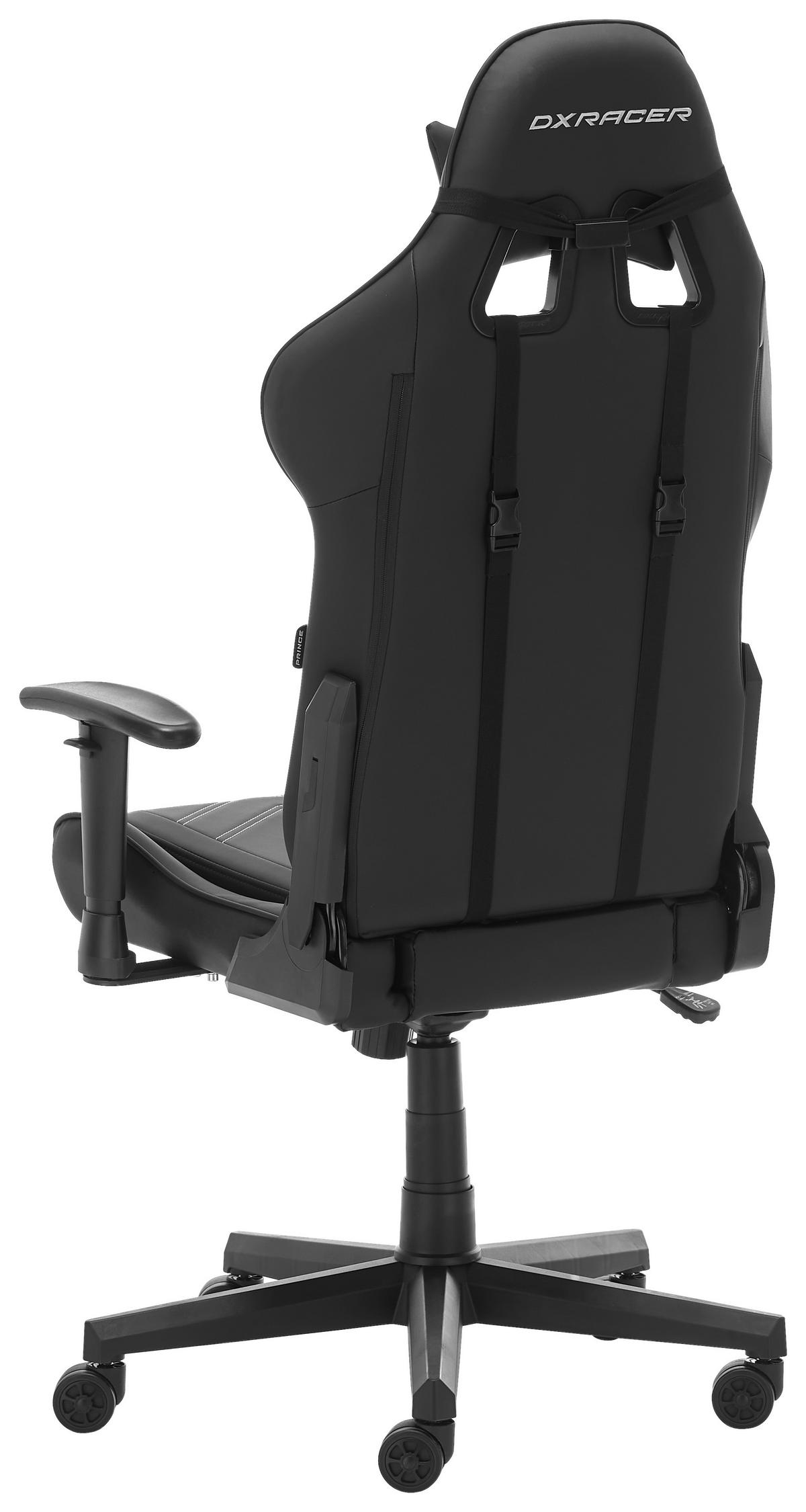 Herní židle PRINCE -EXKLUSIV- - bílá/černá, Moderní, textil/plast (67/126/67cm) - Dxracer