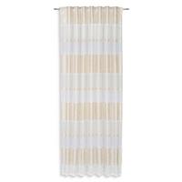 Fertigvorhang Miriam - Beige/Weiß, MODERN, Textil (140/245cm) - Luca Bessoni