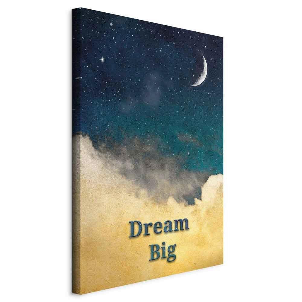 Leinwandbild At Dusk Sandfarben Dunkelblau B: 40 Cm