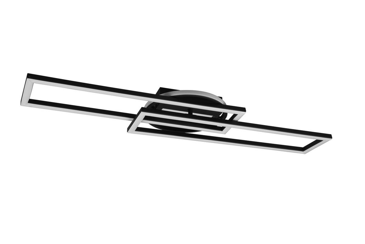 LED-Deckenleuchte R67183132 Twister - Schwarz, Basics, Metall (90,5/24,5/8,5cm)
