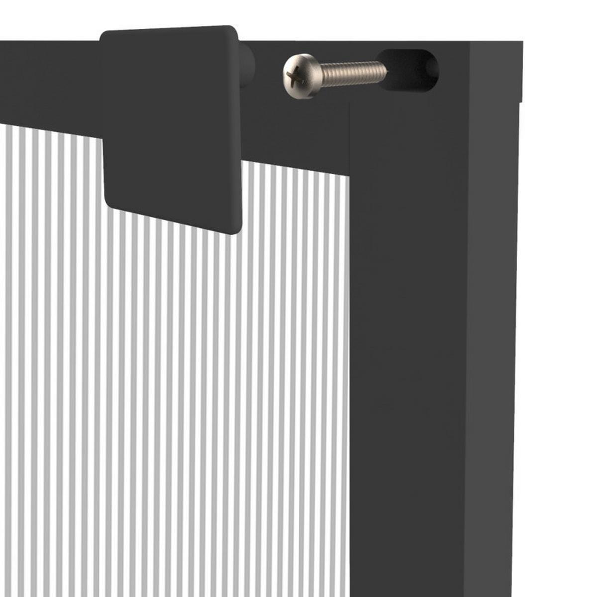 Fliegengittertür Is Plus Plissee Tür - Anthrazit, Basics (110/220cm) - Windhager