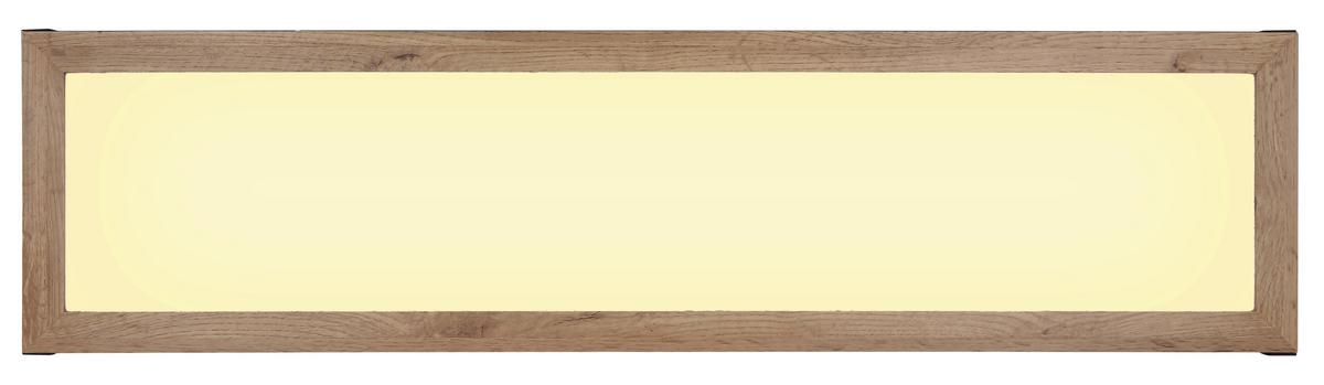 Led Mennyezeti Lámpa 41589d4 - sötétbarna/fekete, Konventionell, műanyag/faalapú anyag (80/20/7,5cm) - Globo