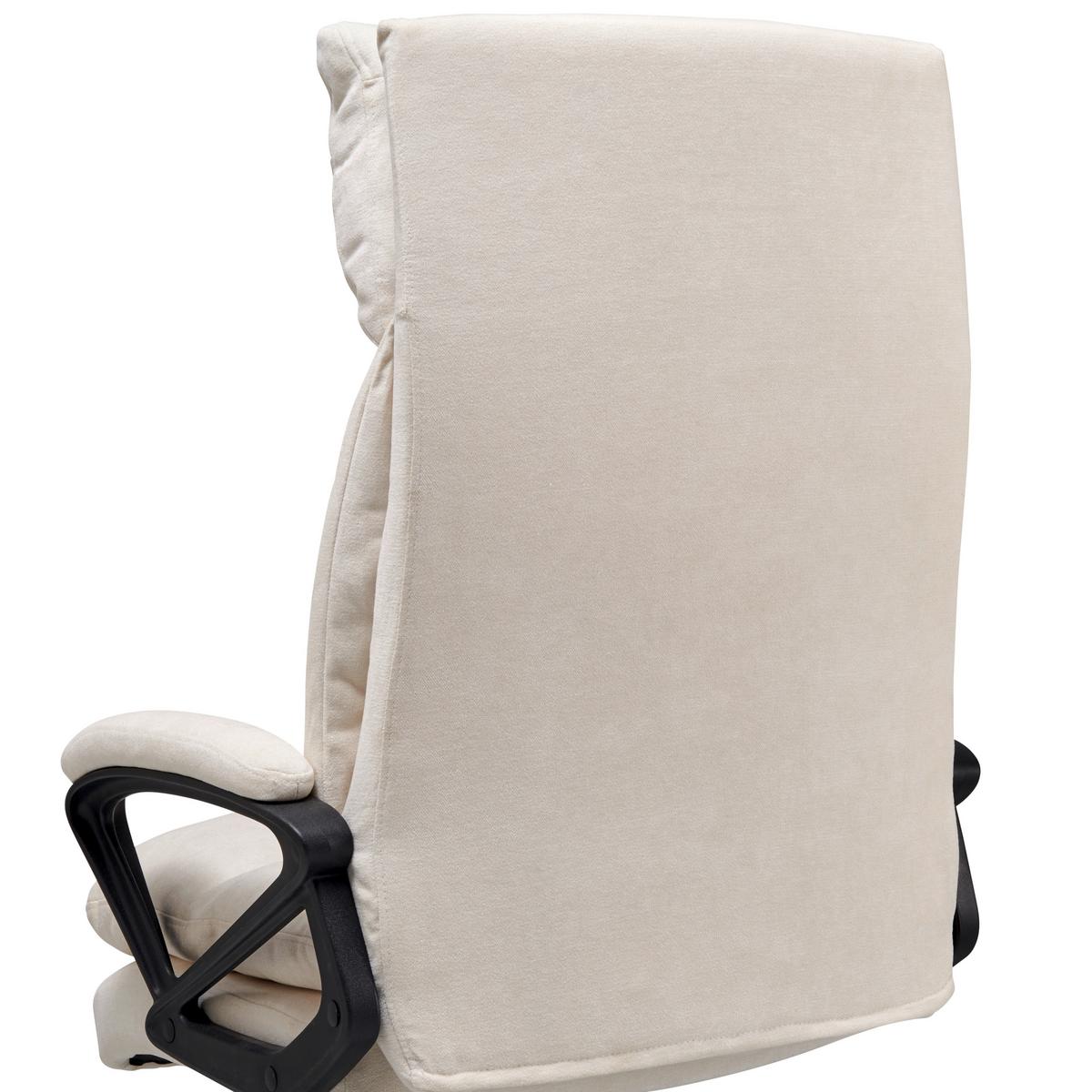 Chefsessel Pisa - Beige/Schwarz, LIFESTYLE, Holz/Kunststoff (66/114-122/71cm) - MID.YOU