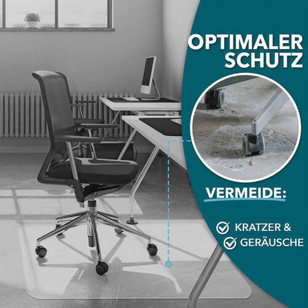 Schutz Fußboden Transparent Bodenschutzmatte 300x190 - Transparent, Basics, Kunststoff (300/190cm)