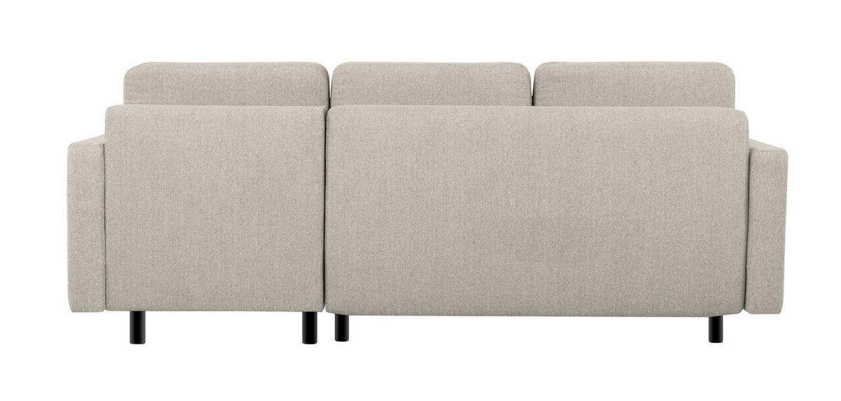 Ecksofa Noret, Beige S: 223x157 Cm - Beige/Buchefarben, Design, Textil (223/157cm) - MID.YOU