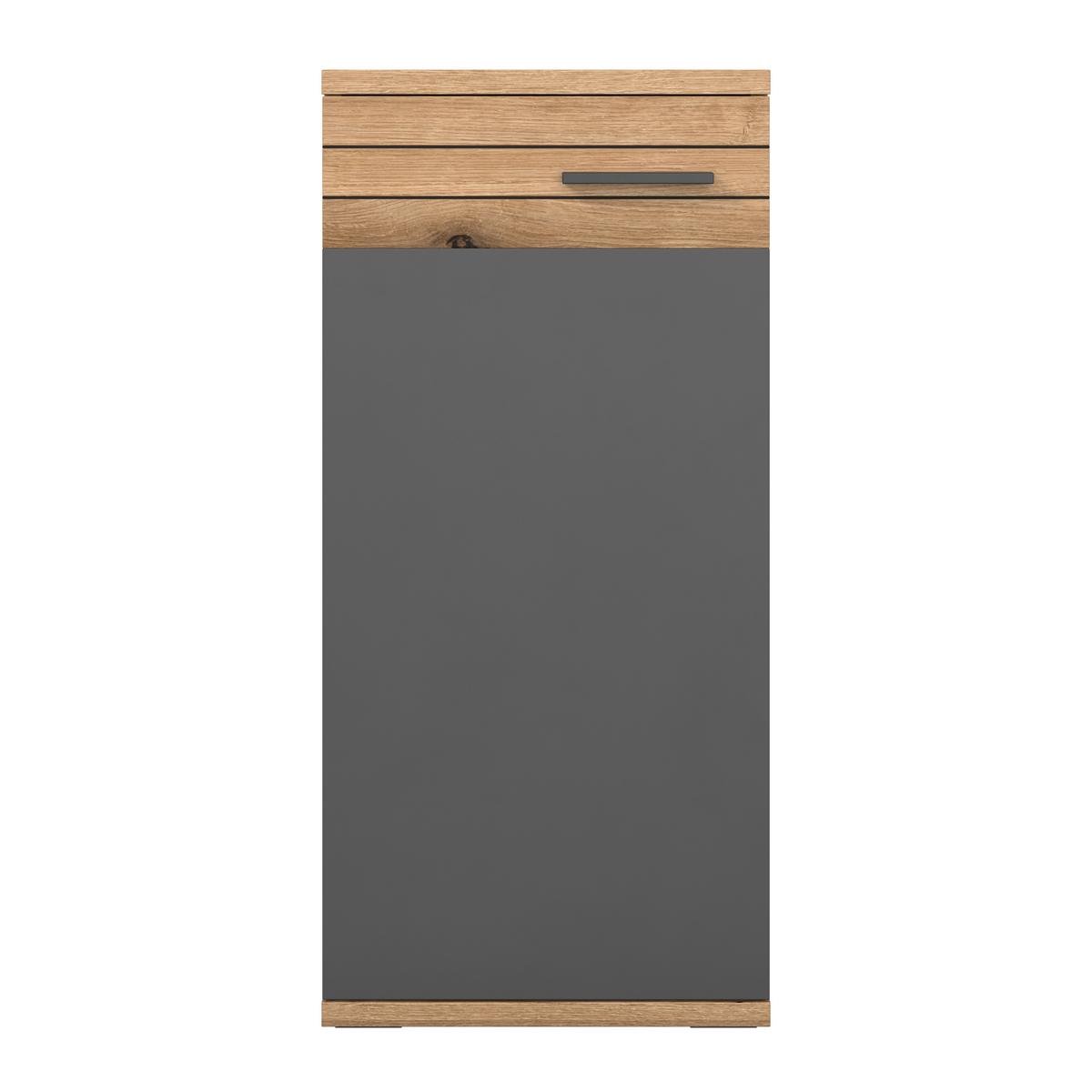 Badezimmer Unterschrank Cotia Cotls 4 BxH 40x86 cm - Eichefarben/Anthrazit, MODERN, Holzwerkstoff (40/86/30cm) - James Wood