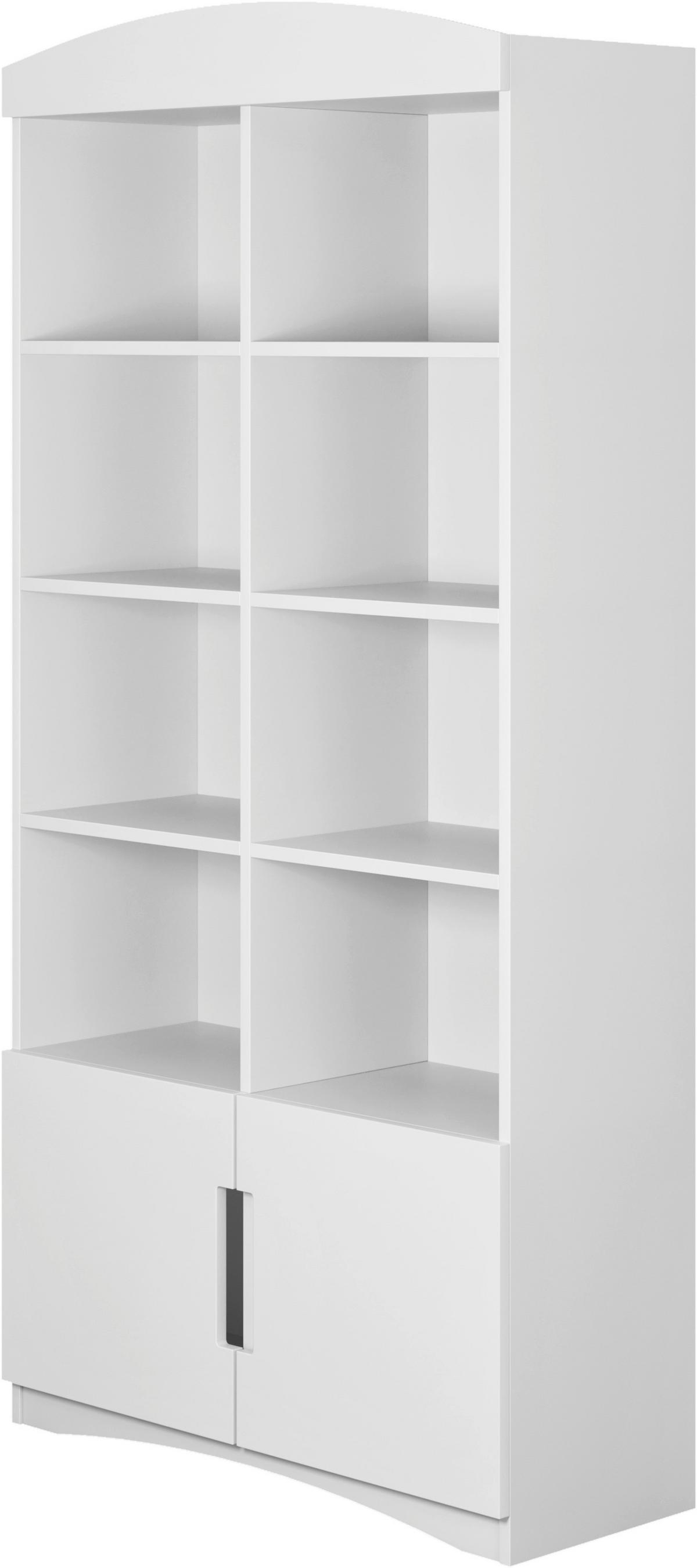 REGAL Classic Weiß B: 90cm - Weiß, MODERN, Holzwerkstoff (90/188,2/36cm) - MID.YOU