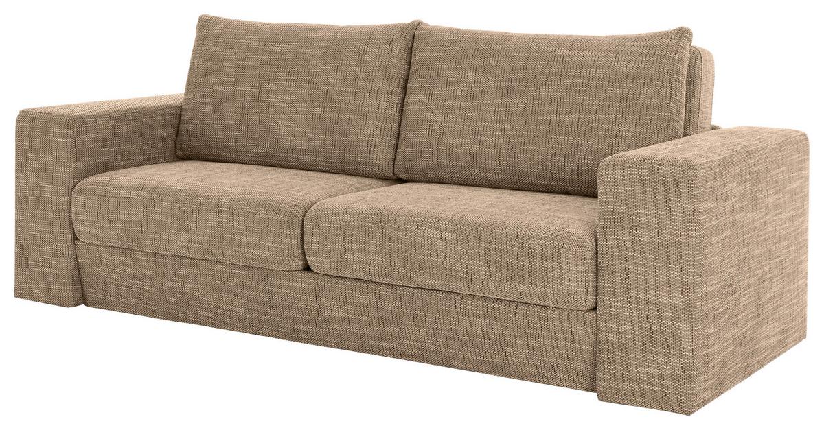 3-sitzer-sofa Looks V-1 - Eichefarben/Beige, Design, Textil (212/96/107cm) - LOOKS by W.Joop