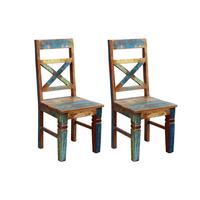 STUHL Multicolor 2-teilig - Multicolor, MODERN, Holz (45/100/45cm) - MID.YOU