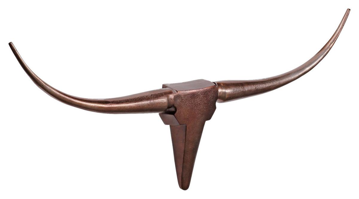 Wanddeko Wohnling Bronzefarben B: 100cm - Bronzefarben, MODERN, Metall (100/40/6cm) - MID.YOU