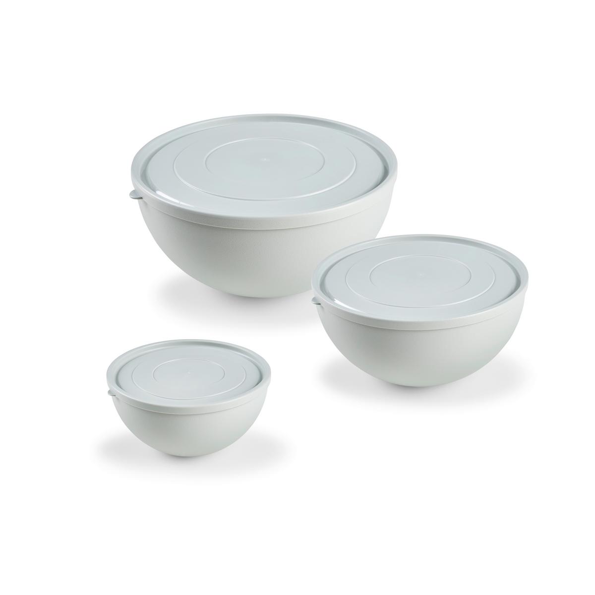 Sada mís Nena, 3-dielna - sivá, plast - Mömax