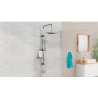 Überkopfbrauseset Duschtraum Dxld 60087cs - Chromfarben/Weiß, MODERN, Kunststoff/Metall (31,1/79/7,4cm) - EISL