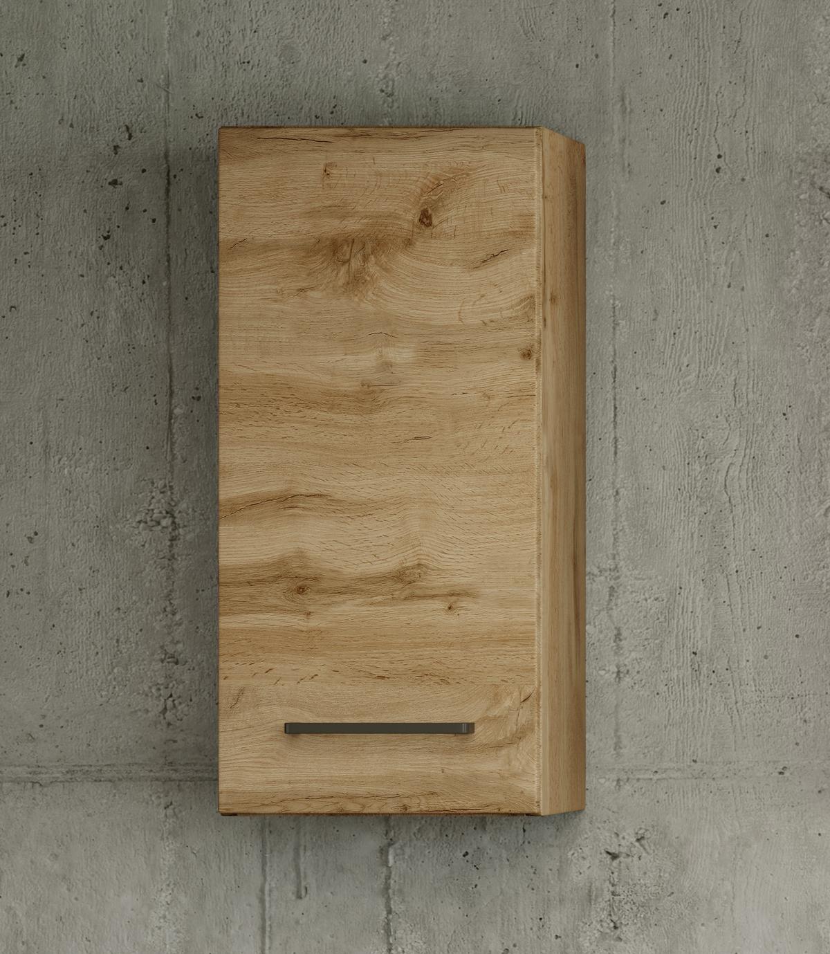 Hängeschrank Manchester B: 30 Cm Eiche Wotan Dekor - Eichefarben, MODERN, Holzwerkstoff (30/64/20cm) - Held