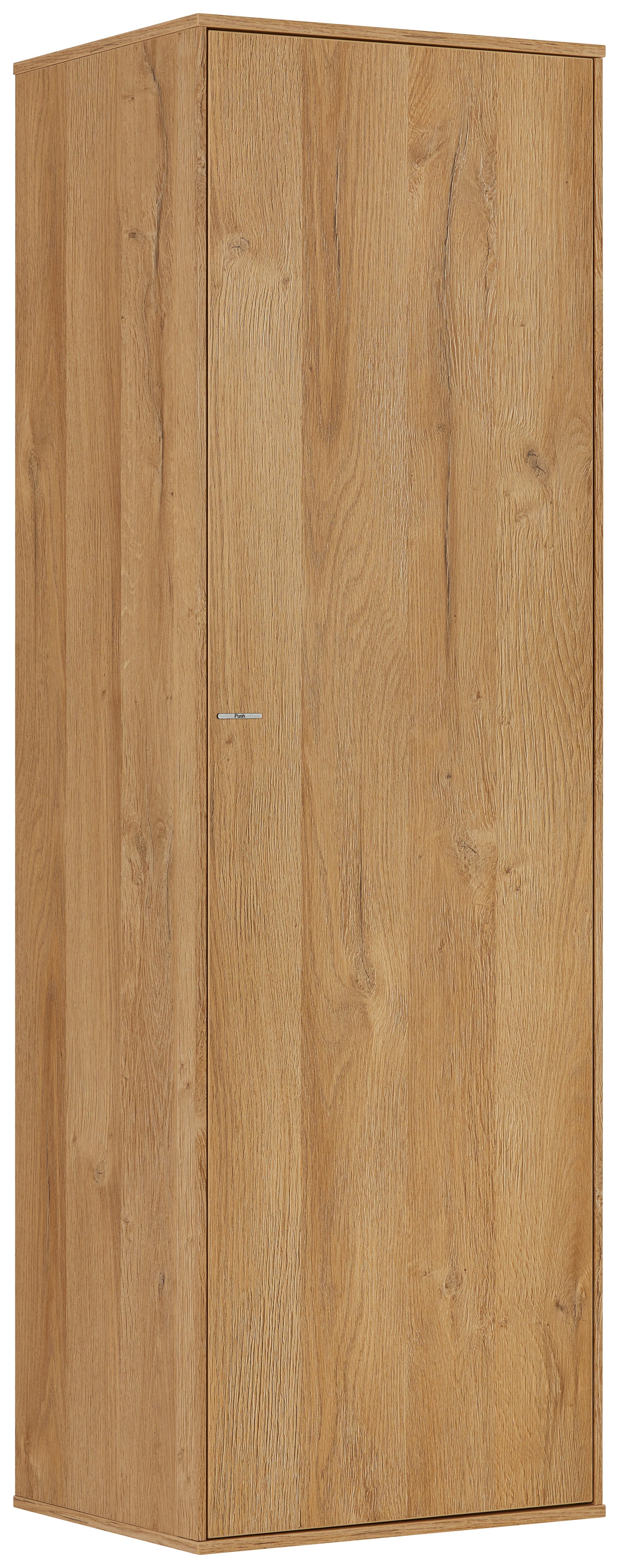 Závěsný Díl Max Box - barvy dubu, Moderní, kompozitní dřevo (38/120/32cm) - Premium Living