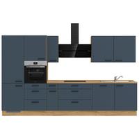 Küchenleerblock Easytouch High-Line, H12 Links - Blau/Eichefarben, MODERN, Holzwerkstoff (360cm) - Nobilia