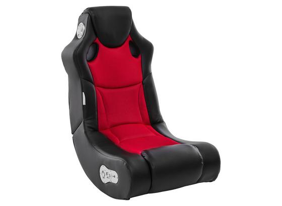 Gamingstuhl Booster B: 56 cm Schwarz/Rot - Rot/Schwarz, Design, Textil (56/100/82cm) - Livetastic Gamingstuhl Booster B: 56 cm Schwarz/Rot - Rot/Schwarz, Design, Textil (56/100/82cm) - Livetastic