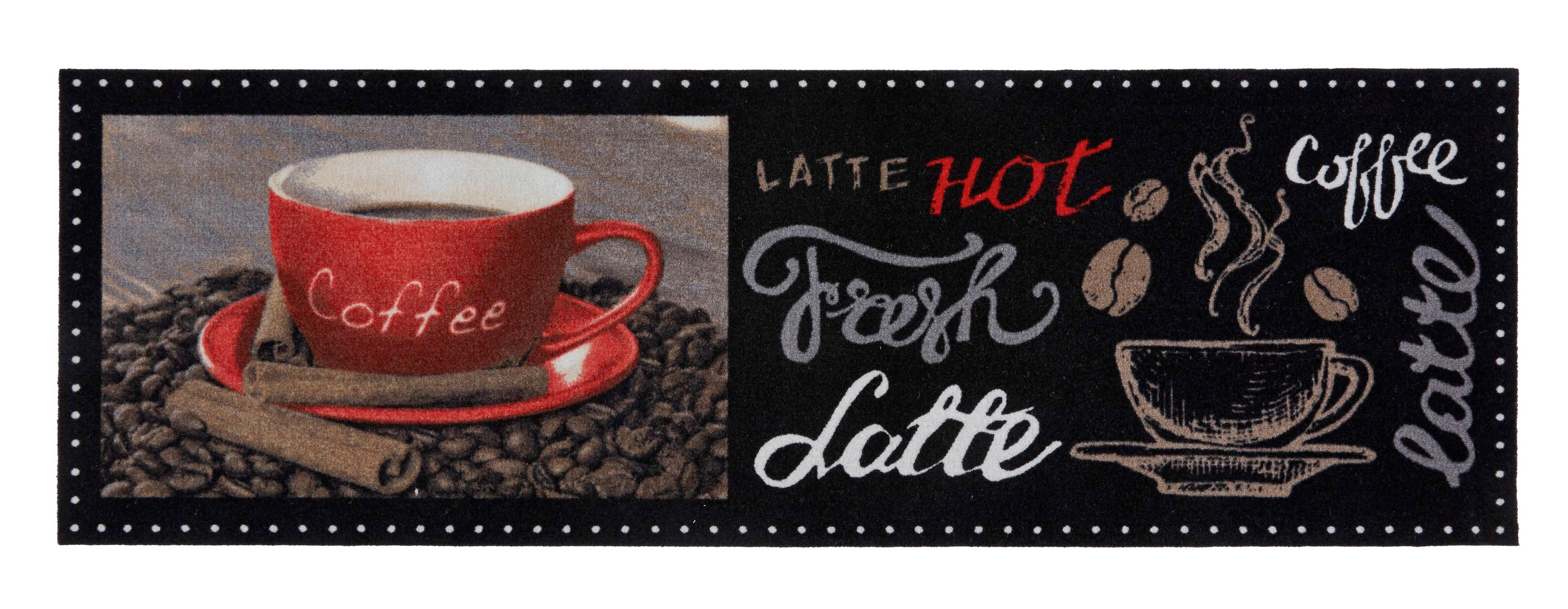 ROHOŽKA Latte, 50/150cm - antracitová/červená, Modern, textil (50/150cm) - Modern Living