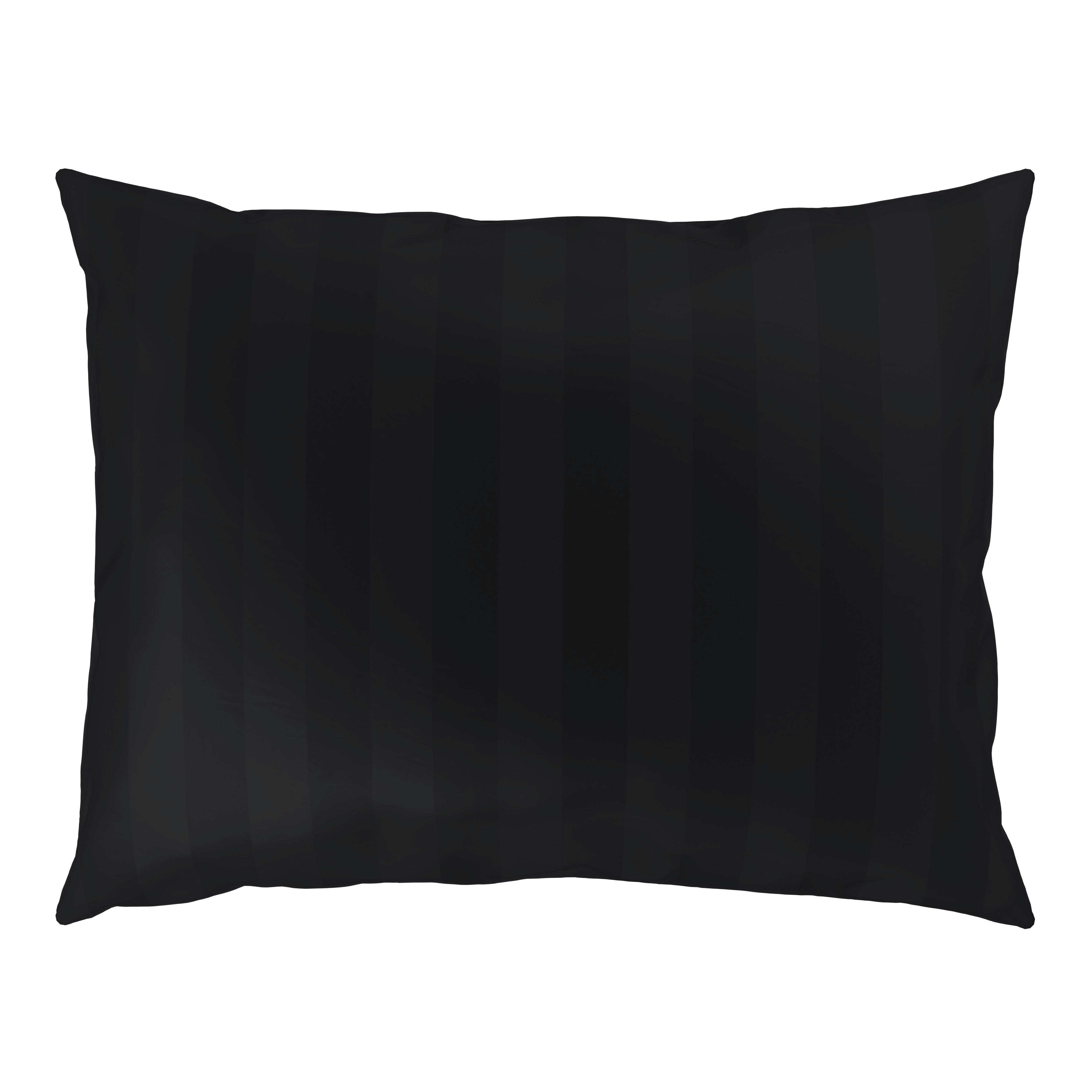 POŤAH NA VANKÚŠ XENIA STREIF - čierna, Modern, textil (40/60cm) - Premium Living