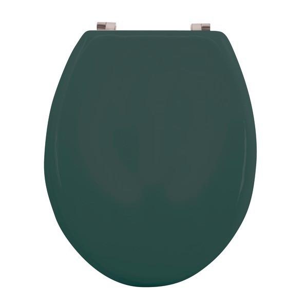 Wc-sitz Dunkelgrün Mit Antirutschnoppen B: 37 Cm - Dunkelgrün, Basics, Holzwerkstoff (43/37/5,6cm)