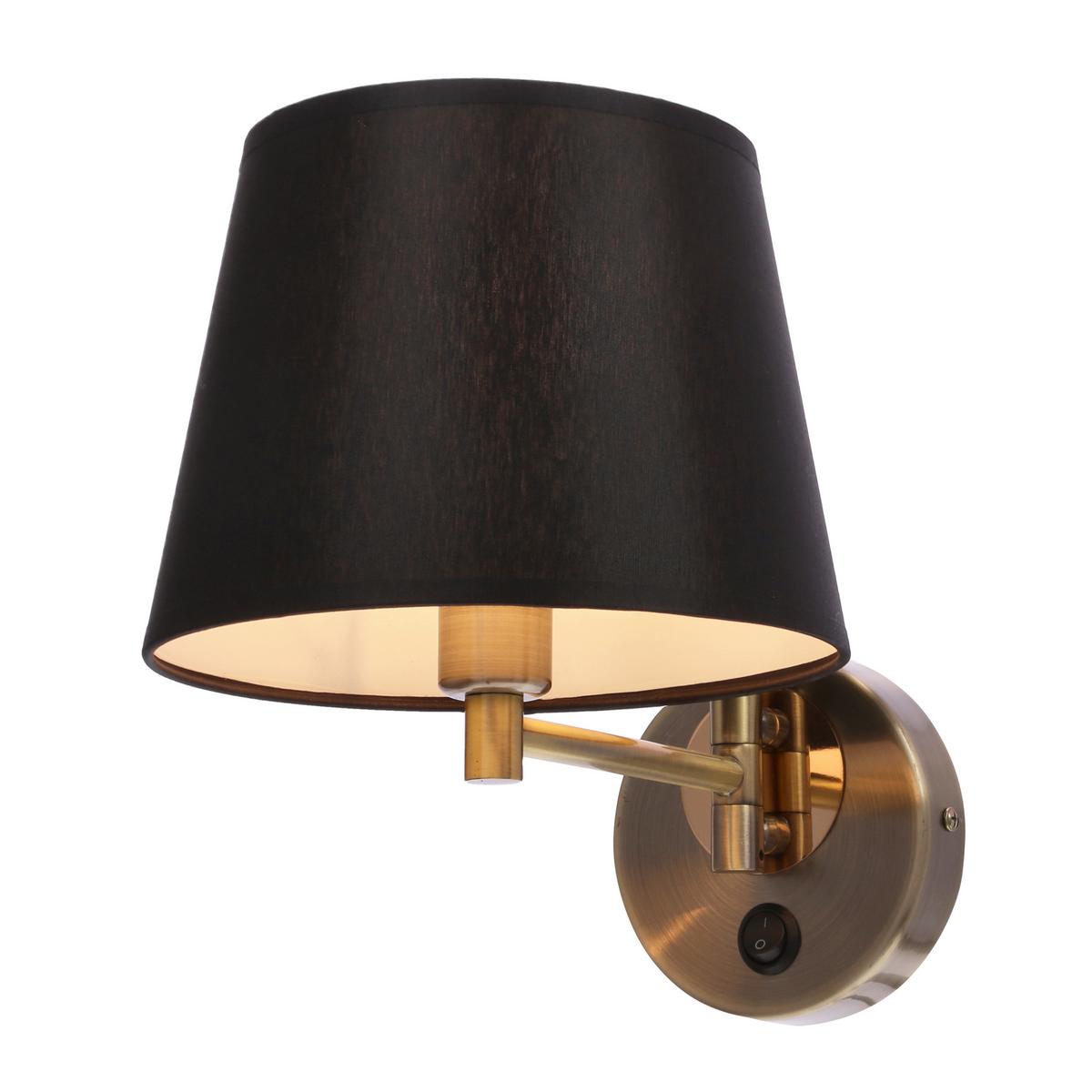 Bilderleuchte 21-27597 Ibis - Schwarz/Bronzefarben, KONVENTIONELL, Kunststoff/Metall (20/29/25cm)