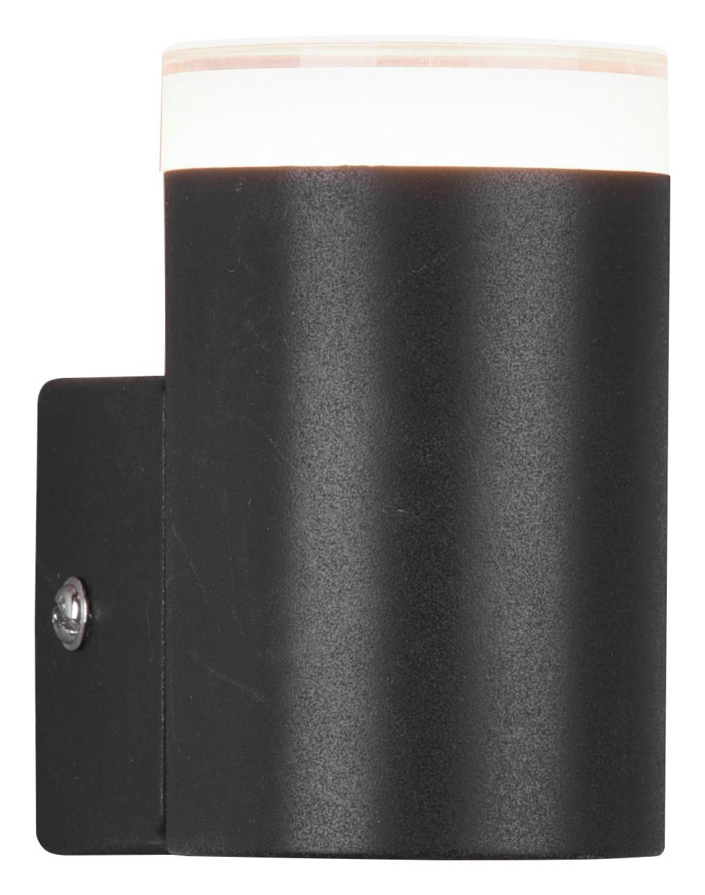 LED-Wandleuchte 283110132 - Schwarz/Weiß, Basics, Kunststoff (8,3/5,2/8cm) - Trio Leuchten