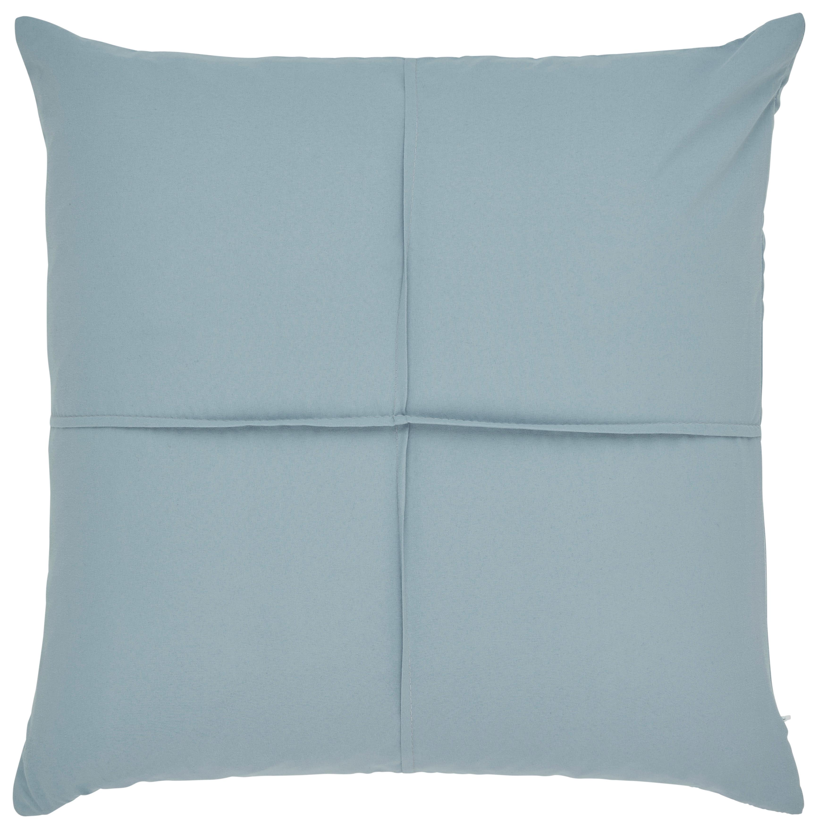 Zierkissen Natalia 45x45 cm Polyester Blau mit Zipp - Blau, MODERN, Textil (45/45cm) - Luca Bessoni